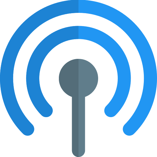 Signal radio wifi signal wireless internet icon