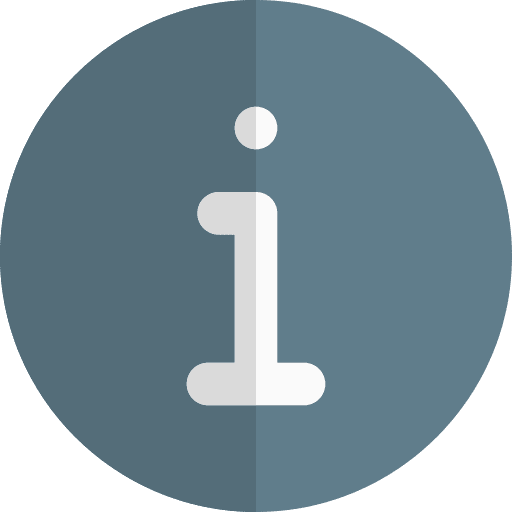 Info aid signs info icon