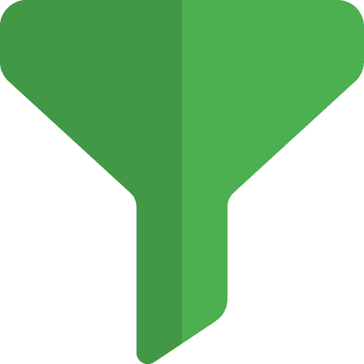 Filter funnel tools and utensils ui icon