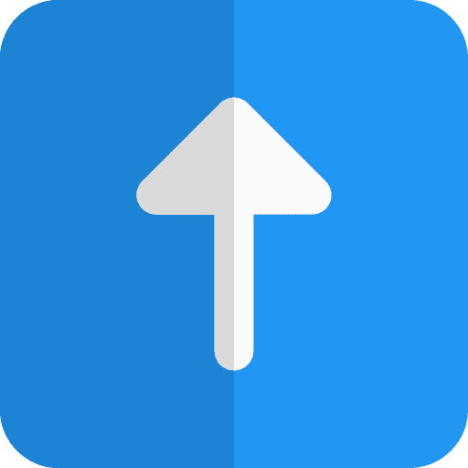 Up arrow arrow pointing up arrow icon