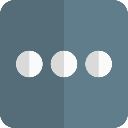 Ellipsis button etc dots icon