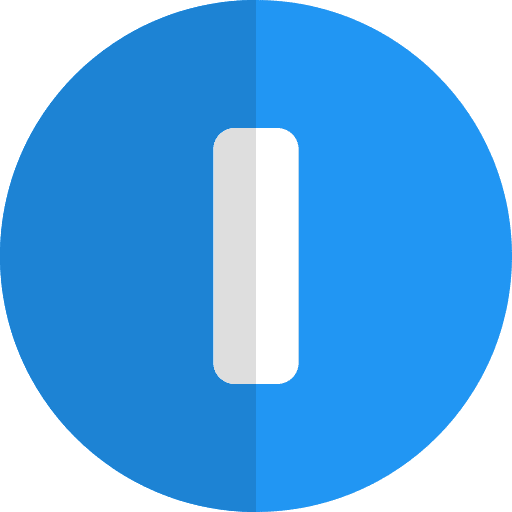 Power on energy power on shutdown icon