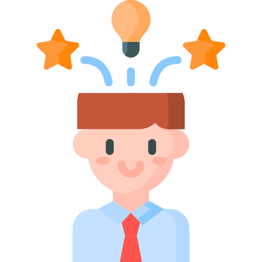 Idea intelligence idea knowledge icon