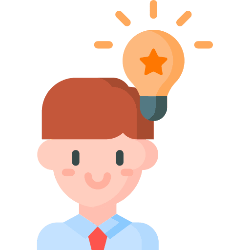 Idea user idea light bulb icon