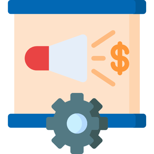 Marketing marketing megaphone communications icon