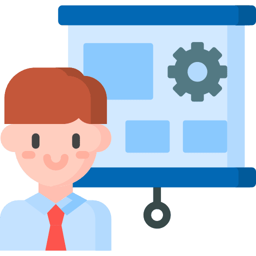 Presentation chart presentation board icon