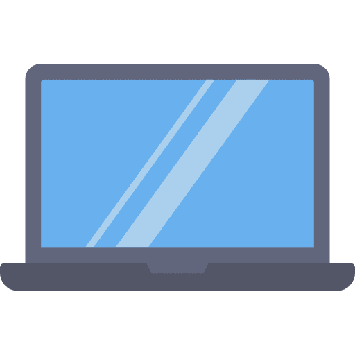 Laptop screen electronics laptop technology icon
