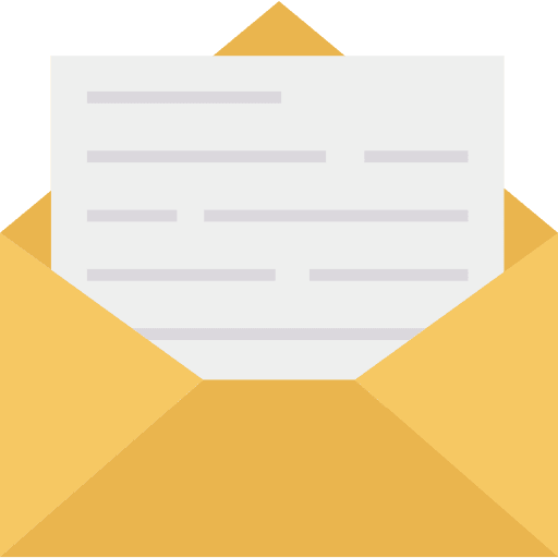 Letter message mail envelope icon