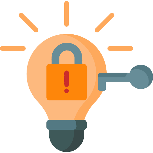 Problem solving key problem solving light bulb icon