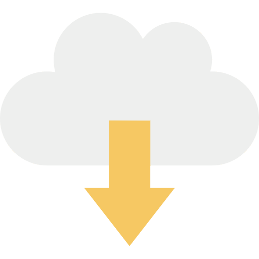 Cloud cloud download direct download icon