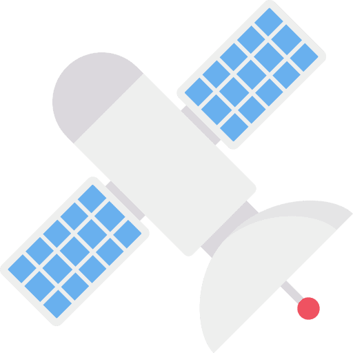 Satellite satellite technology aerospace icon