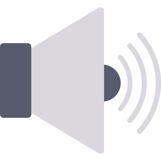 Volume speaker sound unmute icon