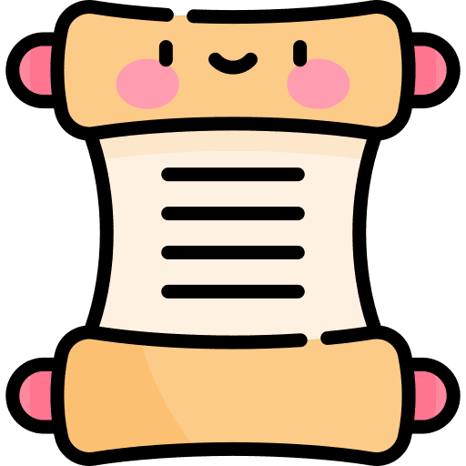 Law justice ancient greece paper icon