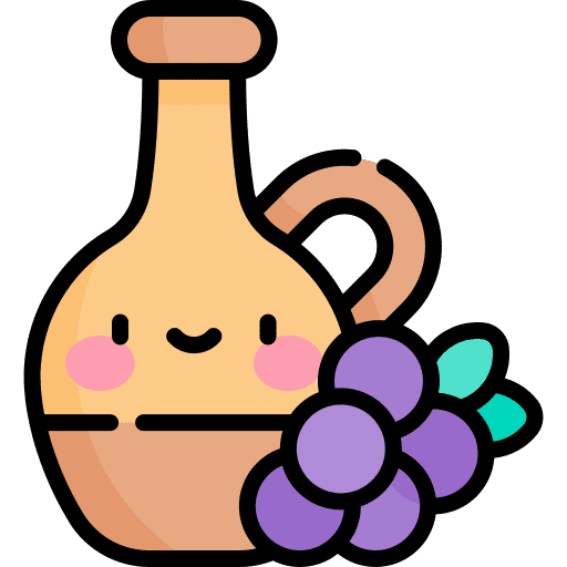 Wine grapes alcoholic drinks food and restaurant icon