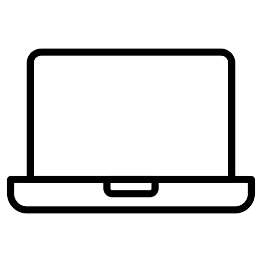 Laptop mac hardware electronic icon