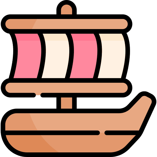 Ship cultures ship antique icon