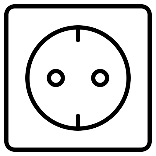 Socket power plug socket icon