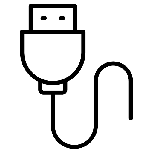 Data cable electronic port usb icon