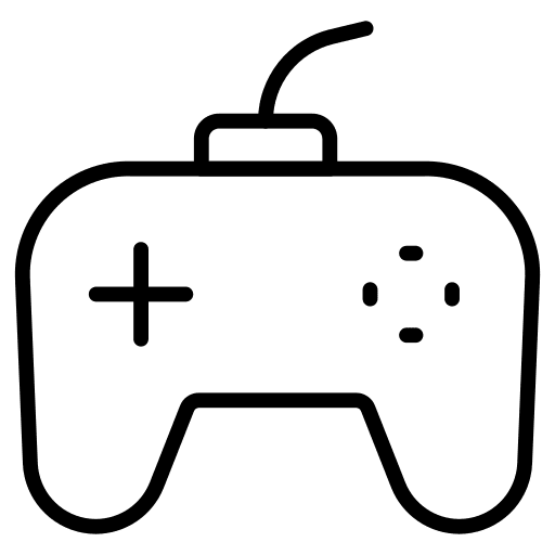 Joystick gamepad device electronics icon