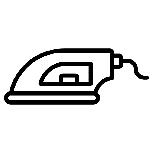 Iron iron appliance laundry icon