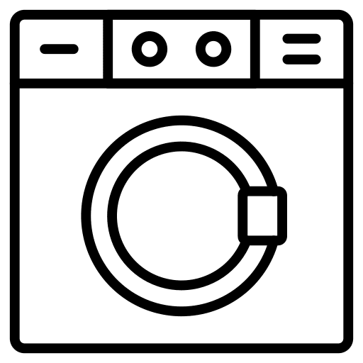 Washing machine washing machine household electronic icon