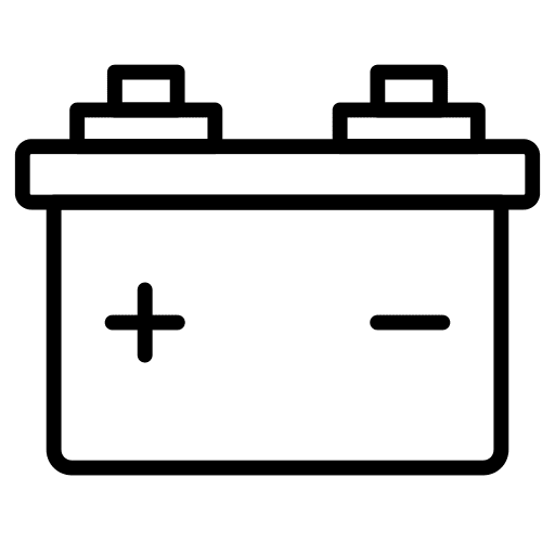 Battery battery power charging icon