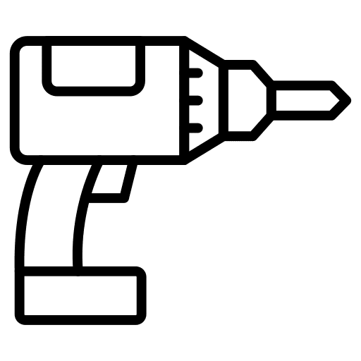 Drill drill electronics technology icon