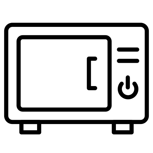 Microwave food microwave electronics icon