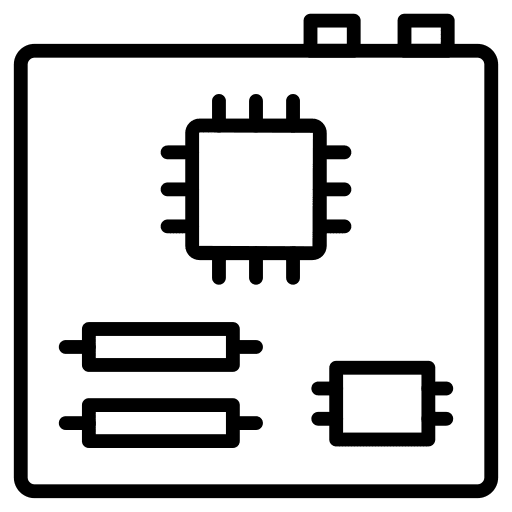 Chip hardware chip technology icon