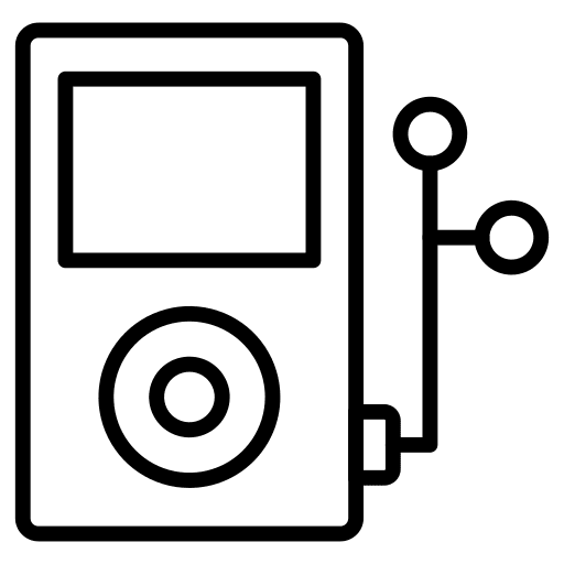 Music player mp3 electronic audio icon