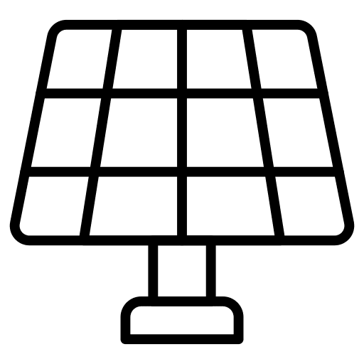 Solar system technology solar panel solar system icon