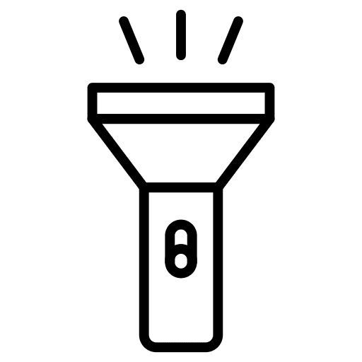 Torch torch lamp electronic icon