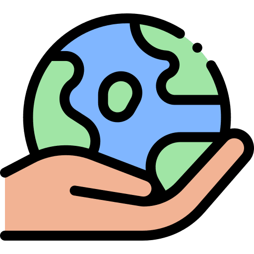 Save the planet save the planet hands and gestures sustainability icon