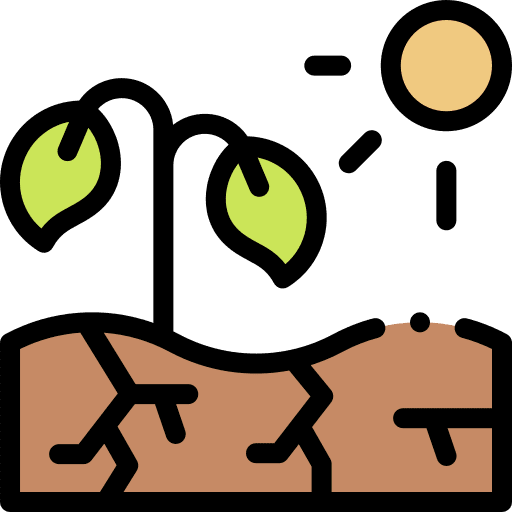 Soil nature ecology and environment climate change icon