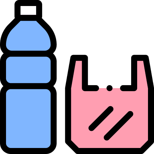 Waste ecology and environment bag garbage icon