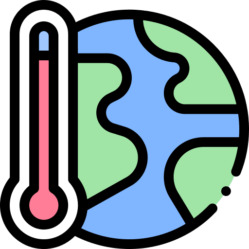 Global warming planet earth nature world icon