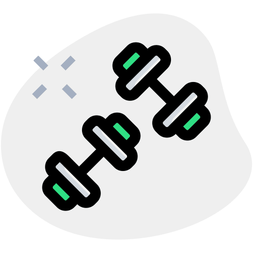 Dumbbells sports training sports and competition icon