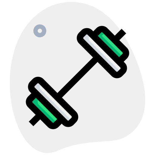 Fitness sports and competition exercise gym icon