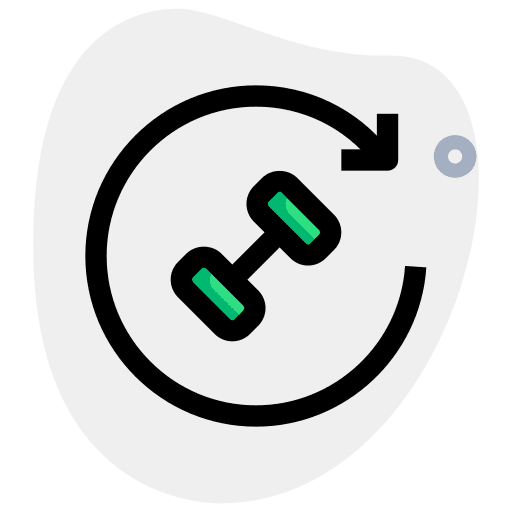 Repeat workout gym sports and competition icon