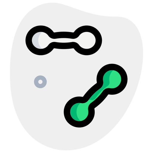 Set training fitness gym icon