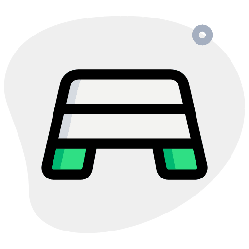 Training aerobic gymnast wellness icon