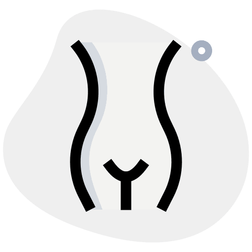 Waist slim healthcare and medical woman icon