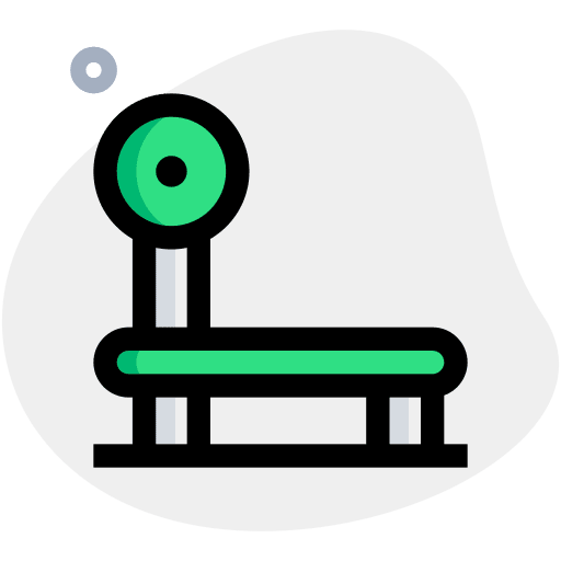 Fitness sports and competition training exercise icon