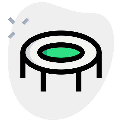 Jumping attraction entertainment jumping icon