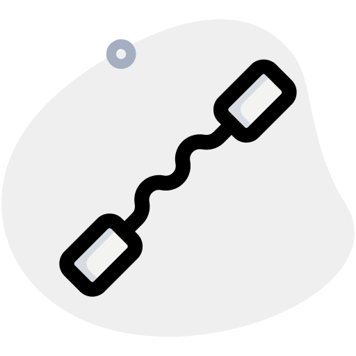 Rod workout fitness weight icon