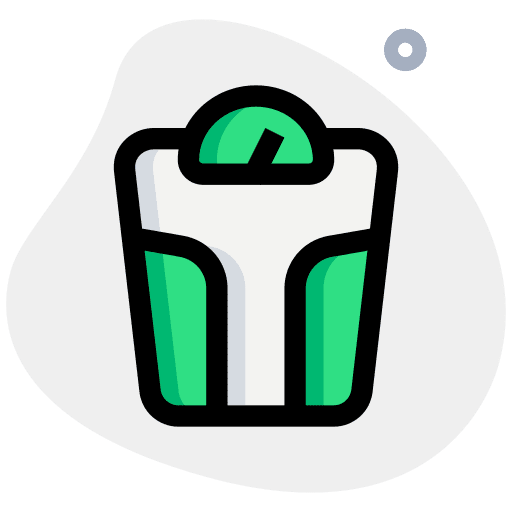 Weight scale weight scale tools and utensils icon