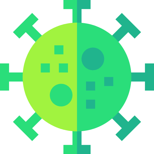 Malaria virus mold healthcare icon