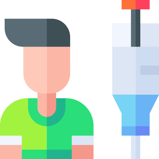 Vaccination avatar medical vaccination icon