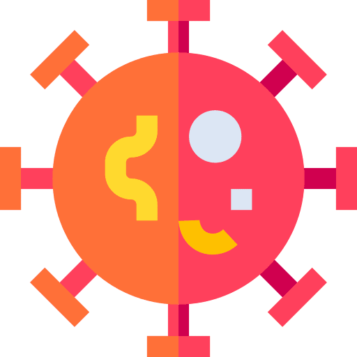 Virus healthcare and medical covid 19 coronavirus icon