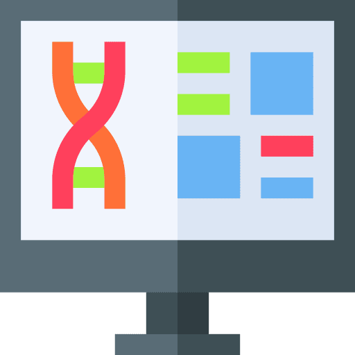 Research laboratory research subject icon